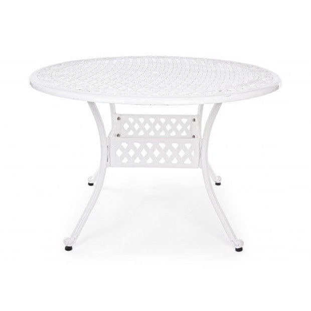 Set di mobili da giardino Faenza Bianco, 5 pezzi (2)