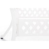 Set di mobili da giardino Faenza Bianco, 5 pezzi (3)