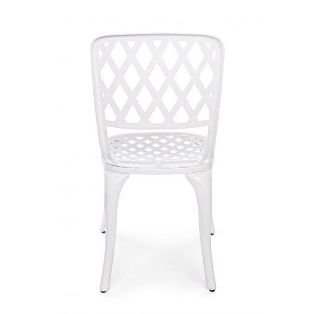 Set di mobili da giardino Faenza Bianco, 5 pezzi (6)