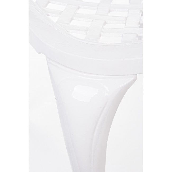 Set di mobili da giardino Faenza Bianco, 5 pezzi (8)
