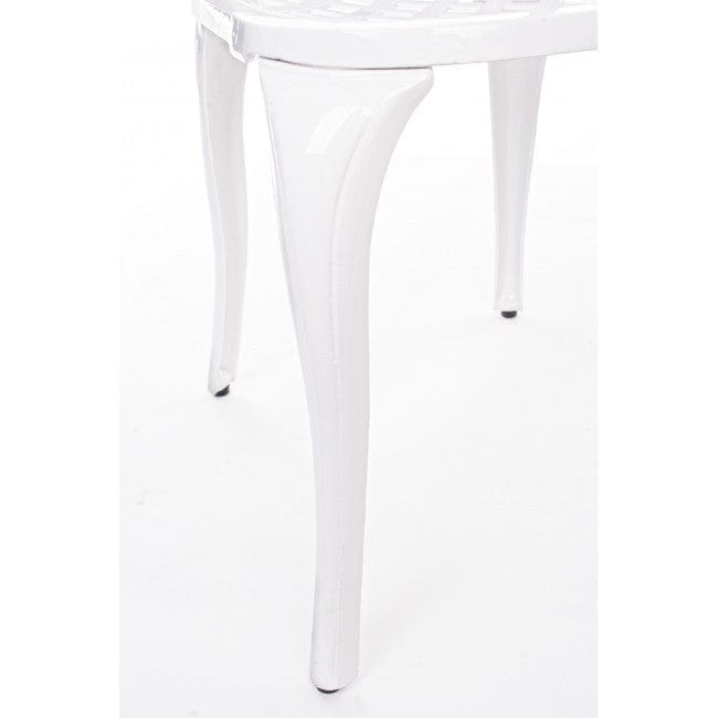 Set di mobili da giardino Faenza Bianco, 5 pezzi (9)
