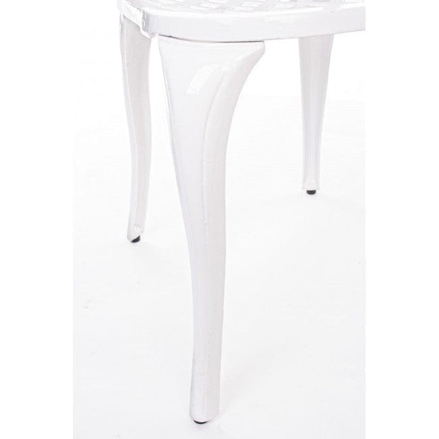 Set di mobili da giardino Faenza Bianco, 5 pezzi (9)