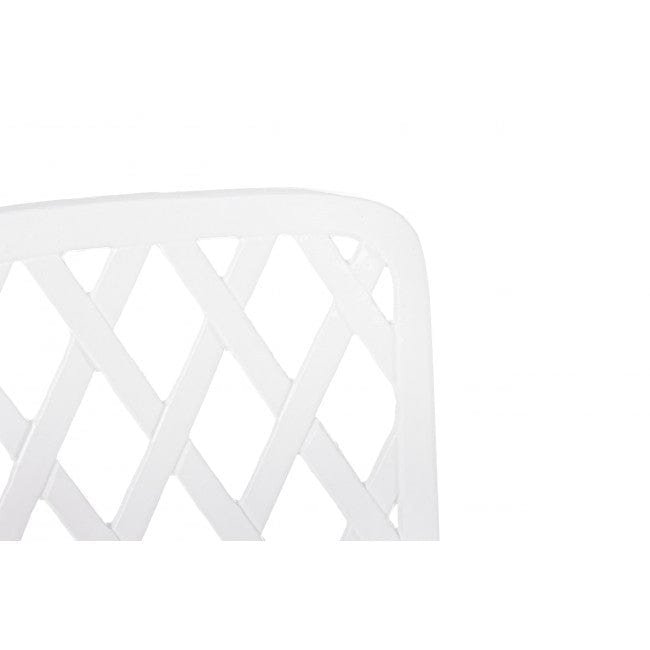 Set di mobili da giardino Faenza Bianco, 5 pezzi (10)