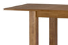 Set di mobili da pranzo 5 pezzi in rovere rustico Velvet, impiallacciatura e paglia (11)