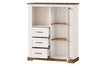 Set di mobili da soggiorno, 6 pezzi Country Bianco / Rovere (2)