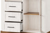 Set di mobili da soggiorno, 6 pezzi Country Bianco / Rovere (3)