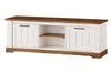 Set di mobili da soggiorno, 6 pezzi Country Bianco / Rovere (15)