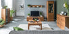 Set di mobili da soggiorno in legno e impiallacciatura, 6 pezzi Montenegro Oak Rustic