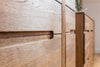 Set di mobili da soggiorno in legno e impiallacciatura, 6 pezzi Montenegro Oak Rustic (2)