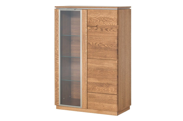 Set di mobili da soggiorno in legno e impiallacciatura, 6 pezzi Montenegro Oak Rustic (6)