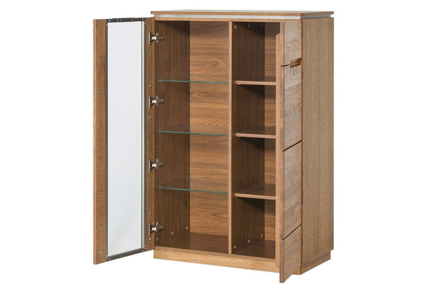 Set di mobili da soggiorno in legno e impiallacciatura, 6 pezzi Montenegro Oak Rustic (7)