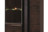 Set di mobili da soggiorno in legno, impiallacciato e legno, con LED incluso, 6 pezzi porte Oak Choco (7)
