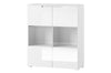 Set di mobili da soggiorno in MDF e pallet, 5 pezzi Gabrielle I Bianco (6)
