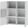 Set di mobili da soggiorno in MDF e pallet, 5 pezzi Gabrielle I Bianco (7)