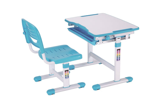 Set di scrivanie per bambini regolabili in altezza Comfortline Blu, L66,4xL47,4xH54 cm