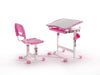 Set di scrivanie per bambini regolabili in altezza Comfortline, rosa, L66,4xL47,4xH54 cm (4)
