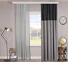 Set di tende e tendaggi per bambini Grigio metallizzato scuro / Nero