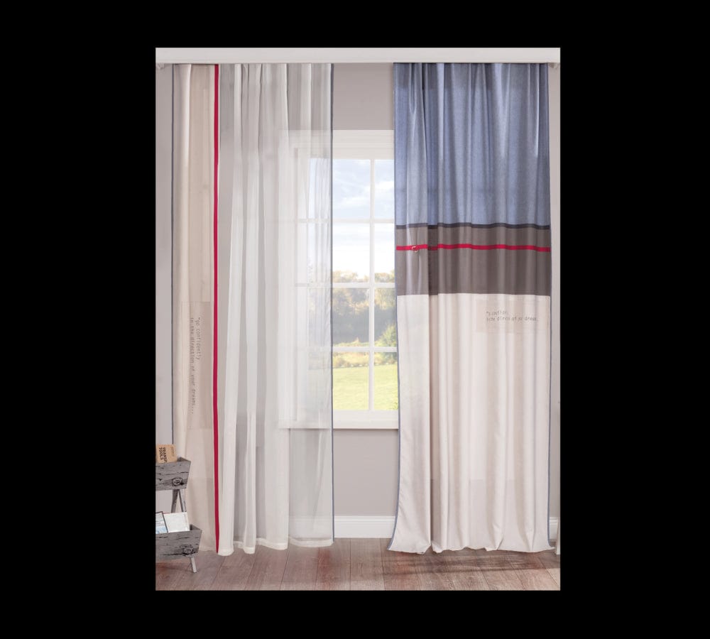 Set di tende e tendaggi per bambini Trio Multicolore / Bianco (1)