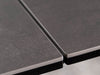Signal Set masa extensibila din ceramica, sticla, MDF si metal, Brian Negru + 4 Scaune tapitate cu stofa si picioare metalice, Chase Velvet Bej / Negru, L120-160xl85xH76 cm