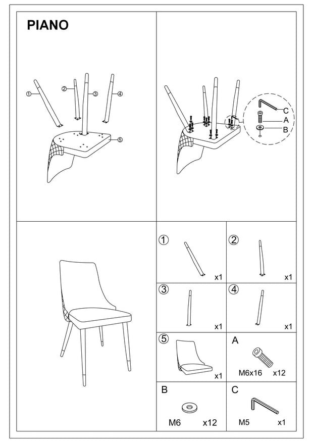 Signal Set masa extensibila din sticla si metal, Wesley SG Negru Mat + 4 Scaune tapitate cu stofa si picioare metalice, Pirro B Velvet Gri / Negru, L120-160xl80xH76 cm
