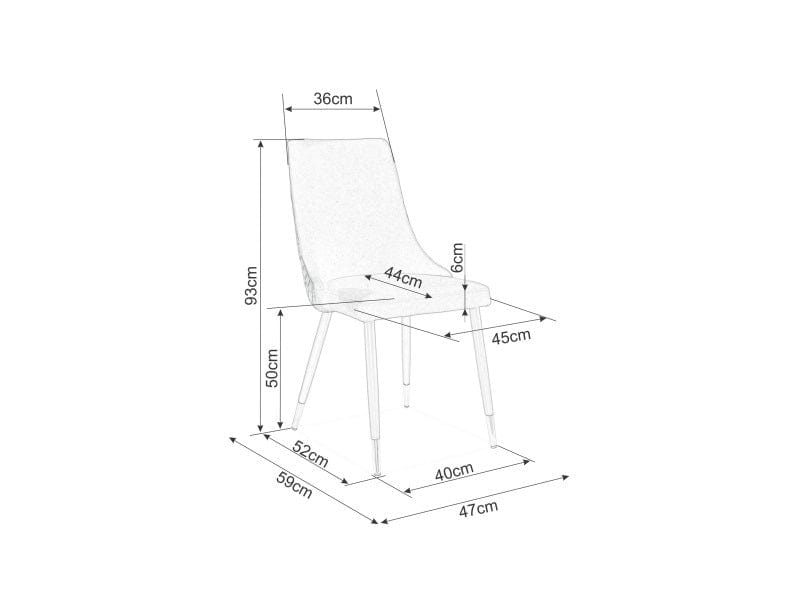 Signal Set masa extensibila din sticla si metal, Wesley SG Negru Mat + 4 Scaune tapitate cu stofa si picioare metalice, Pirro B Velvet Gri / Negru, L120-160xl80xH76 cm