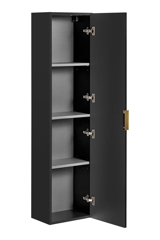 Set mobili da bagno 120 cm Adel Matt Nero, 5 pezzi (9)
