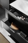 Set mobili da bagno 120 cm Adel Matt Nero, 5 pezzi (11)