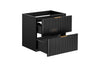 Set mobili da bagno 120 cm Adel Matt Nero, 7 pezzi (3)