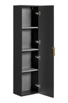 Set mobili da bagno 120 cm Adel Matt Nero, 7 pezzi (6)