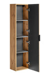 Set mobili da bagno 120 cm Adel Quercia, 5 pezzi (5)