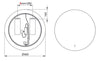 Set mobili da bagno 120 cm Adel Quercia, 8 pezzi (13)
