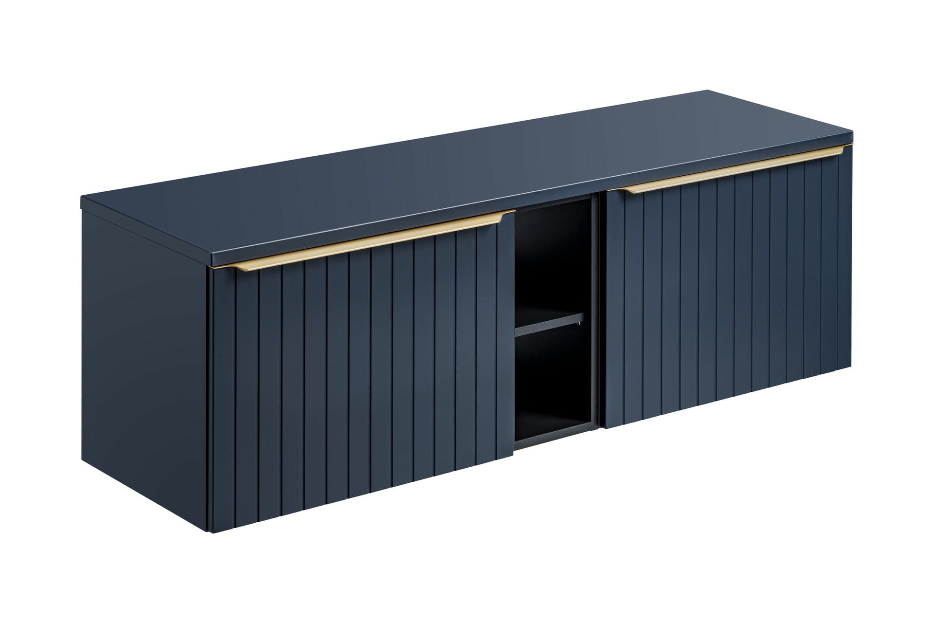 Set mobili da bagno 140 cm Santa Fe Grande Ovale Blu, 9 pezzi (6)