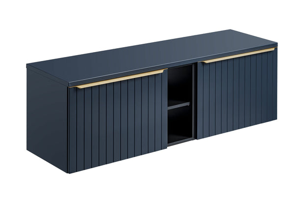 Set mobili da bagno 140 cm Santa Fe Grande Ovale Blu, 9 pezzi (6)