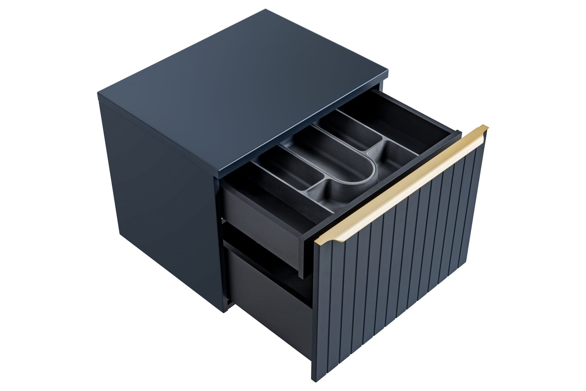 Set mobili da bagno 140 cm Santa Fe Grande Ovale Blu, 9 pezzi (14)