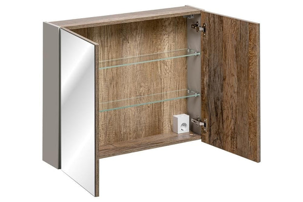 Set mobili da bagno 80 cm Santa Fe Cappuccino, 6 pezzi (7)