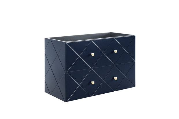 Set mobili da bagno 90 cm Elegance Media Blu, 4 pezzi (6)