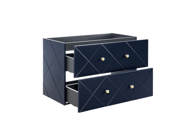 Set mobili da bagno 90 cm Elegance Media Blu, 4 pezzi (7)