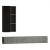 Set mobili soggiorno Luvio LV10-RL Grigio, 2 pezzi (4)