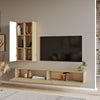 Set mobili soggiorno Luvio LV10-WK Bianco, 2 pezzi (2)