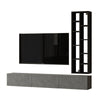 Set mobili soggiorno Luvio LV9-RL Grigio, 2 pezzi (4)