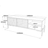 Set mobili soggiorno Neo NE5-CU Marrone, 2 pezzi (4)