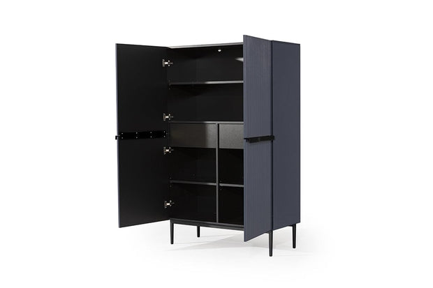 Set mobili soggiorno Nicole Blu, 4 pezzi (9)