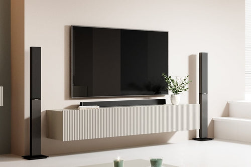 Set mobili soggiorno Nicole Crema, 5 pezzi (1)