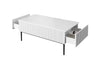 Set mobili soggiorno Nicole Grande Bianco e Nero, 4 pezzi (5)