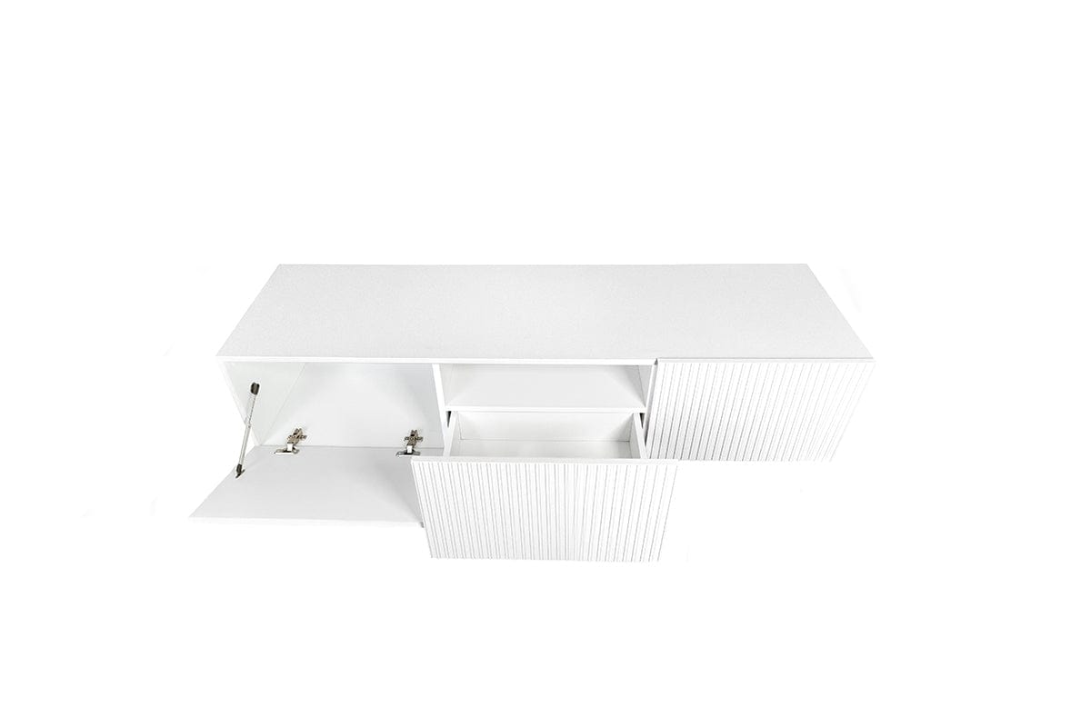 Set mobili soggiorno Nicole Grande Bianco e Nero, 4 pezzi (11)