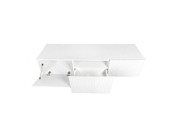Set mobili soggiorno Nicole Grande Bianco e Nero, 4 pezzi (11)