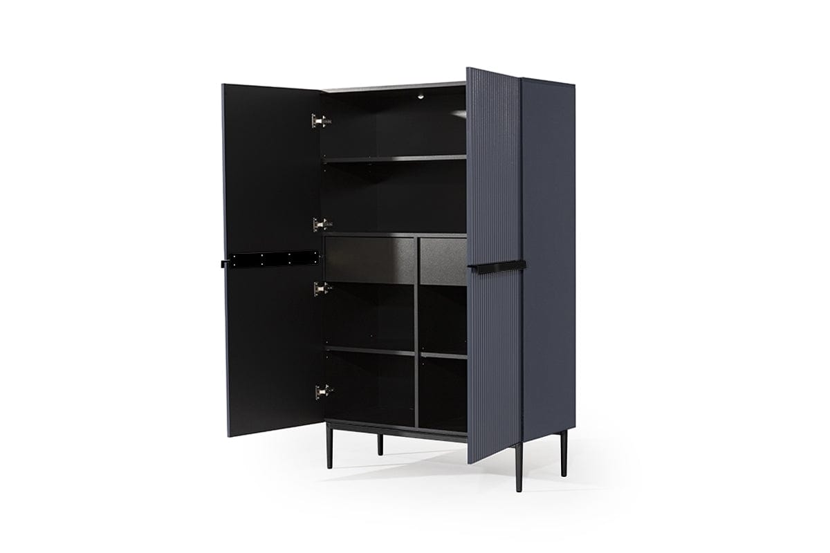 Set mobili soggiorno Nicole Grande Blu, 4 pezzi (4)