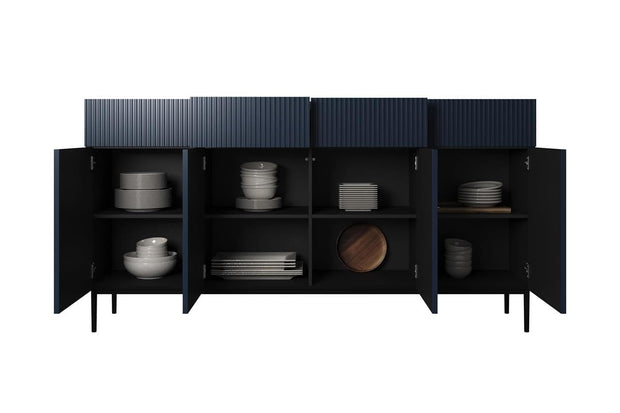 Set mobili soggiorno Nicole Grande Blu, 4 pezzi (5)