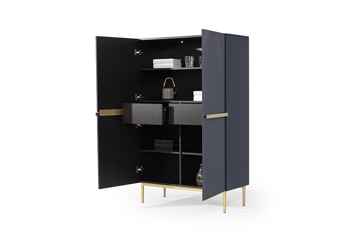 Set mobili soggiorno Nicole Grande Blu, 4 pezzi (2)