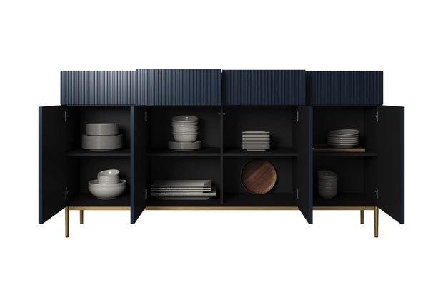 Set mobili soggiorno Nicole Grande Blu, 4 pezzi (8)